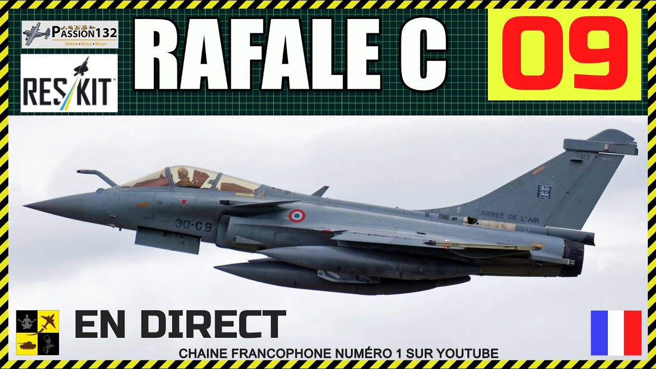 🟢 REPLAY 541:: Maquette Rafale Revell 1/48 + Addons Reskit & Syh@rt