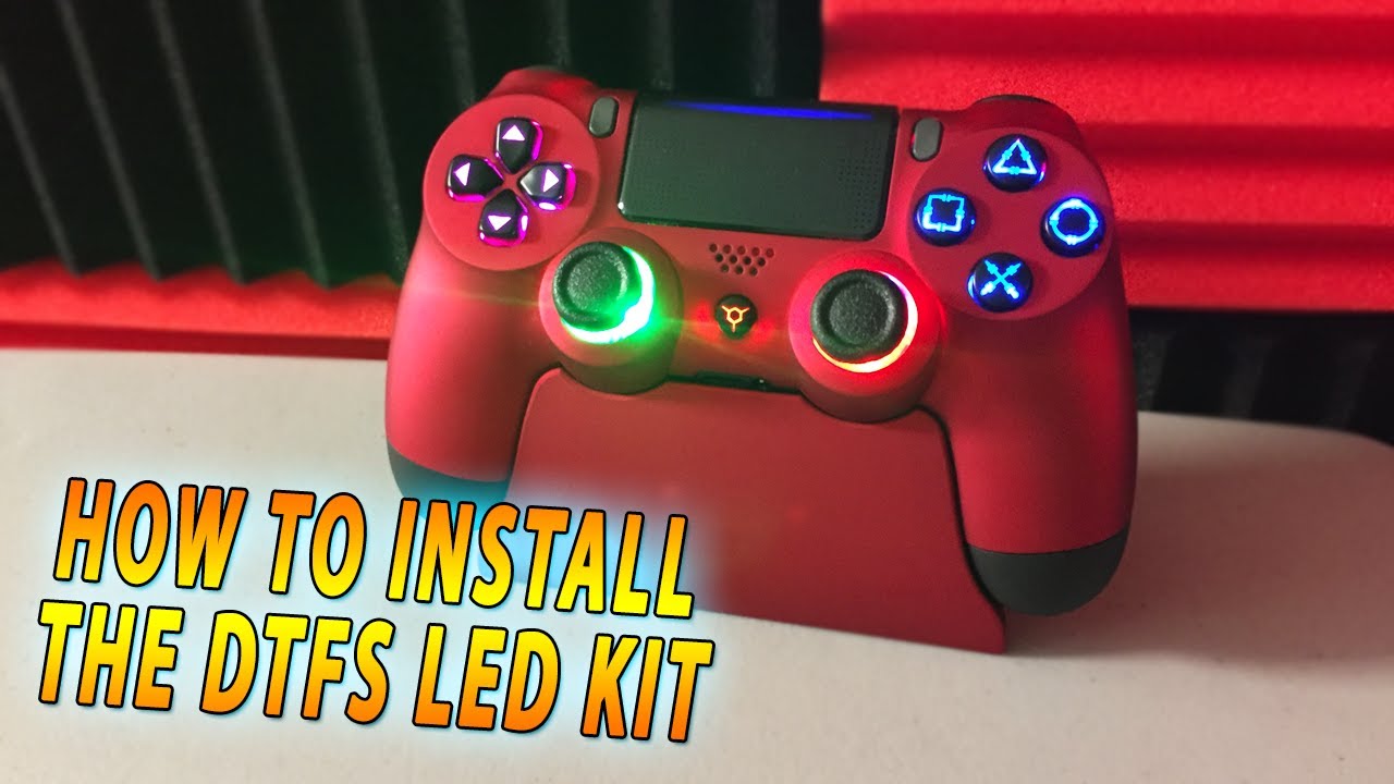 How To Install The PS4 DTFS LED Kit By eXtremeRate | Install & Tutorial With Frank Sparapani