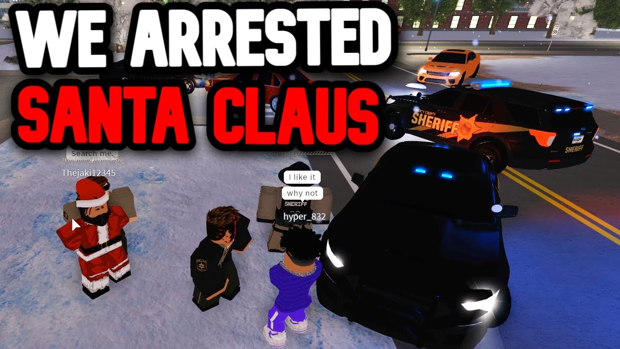 WE ARRESTED SANTA CLAUS | Emergency Response Liberty County Roleplay (Roblox)