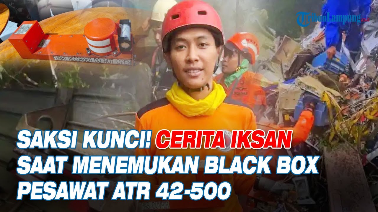 Cerita Iksan Amin Mahasiswa Unibos saat Pertama Kali Temukan Black Box Pesawat ATR 42 500