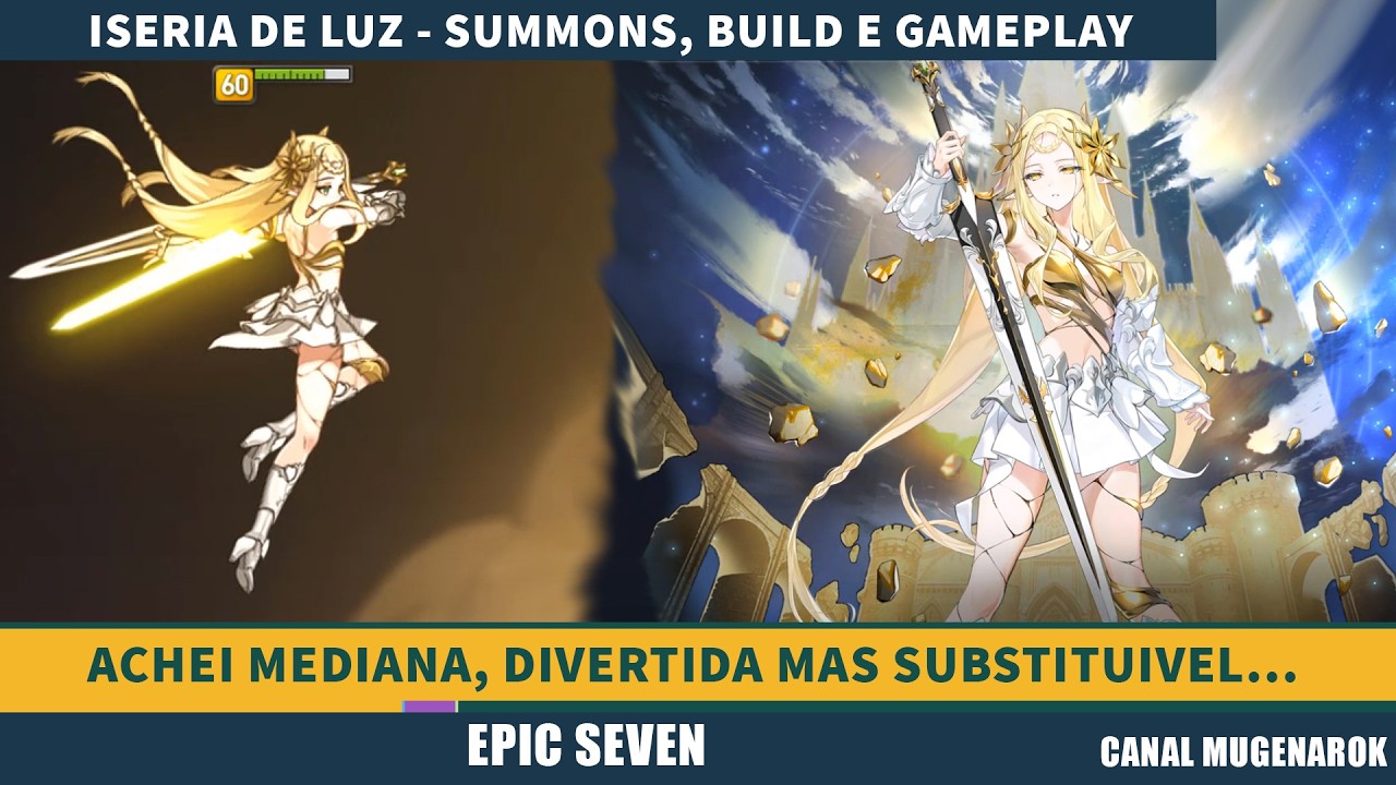 ISERIA MESTRA DA ESPADA! SUMMONS, BUILD E GAMEPLAY - EPIC SEVEN - SENDO SINCERO, NÃO GOSTEI