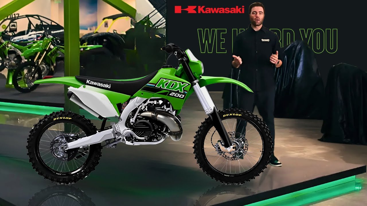 2025 NEW KAWASAKI KDX200 2-STROKE UNVEILED!!