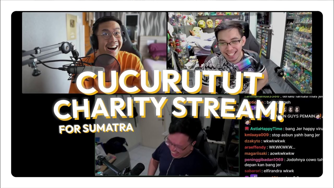 Yapping Jeremy di Cucurutut Charity Stream Sumatra