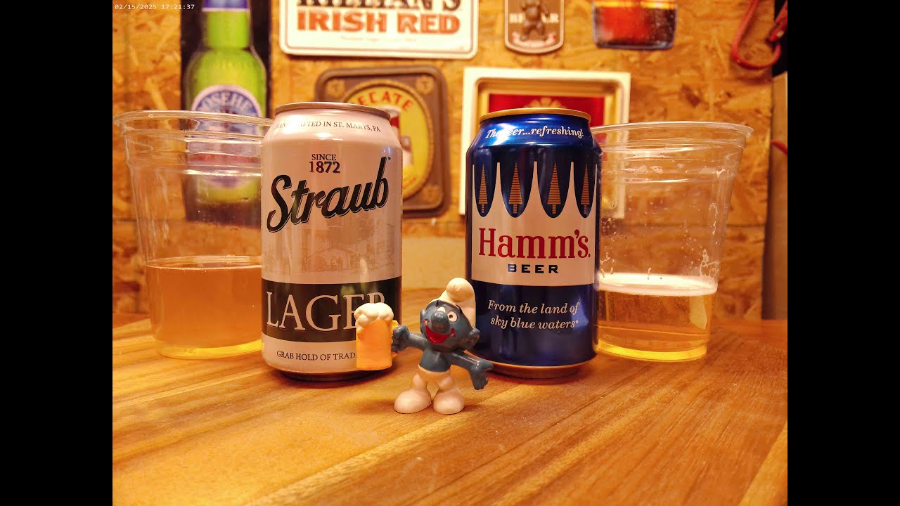 Straub Lager 4.1% Vs Hamm's 4.7% - Taste Challenge Thursday
