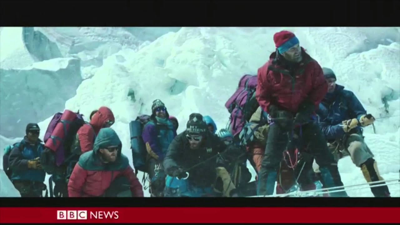 Action scene from Everest (2015) with no SFX