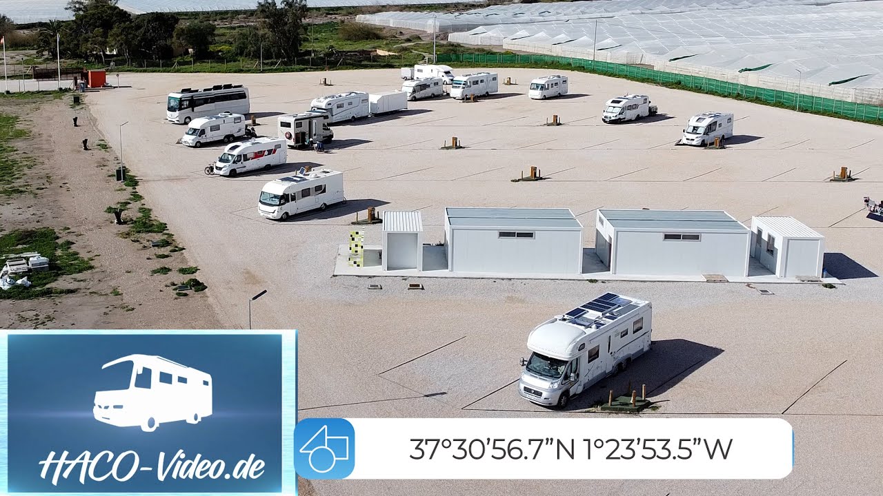 AREA SOL CALNEGRE - Neuer Stellplatz mit 100 Plätzen - fast direkt am Meer - Nähe Mazarron