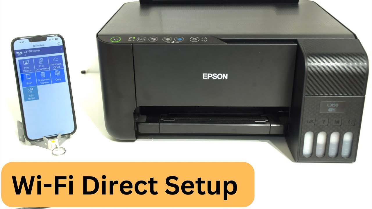 Как подключиться к принтеру Epson L3150 через WiFi Direct