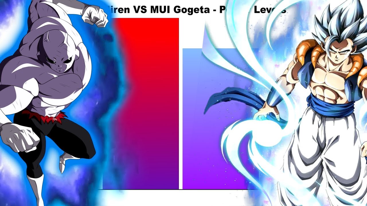 MUI Jiren VS MUI Gogeta | Power Levels