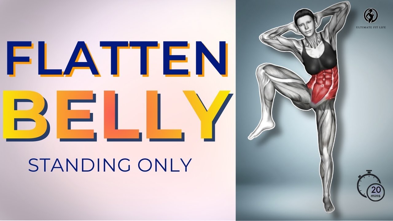 Flatten Belly Fat Without Floor | 20-Min Standing Workout (Women 50+)