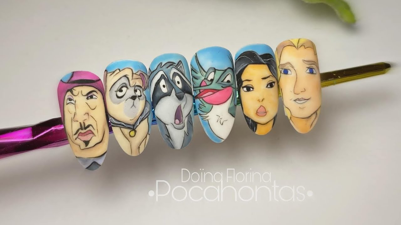 Nail art pocahontas en vsp