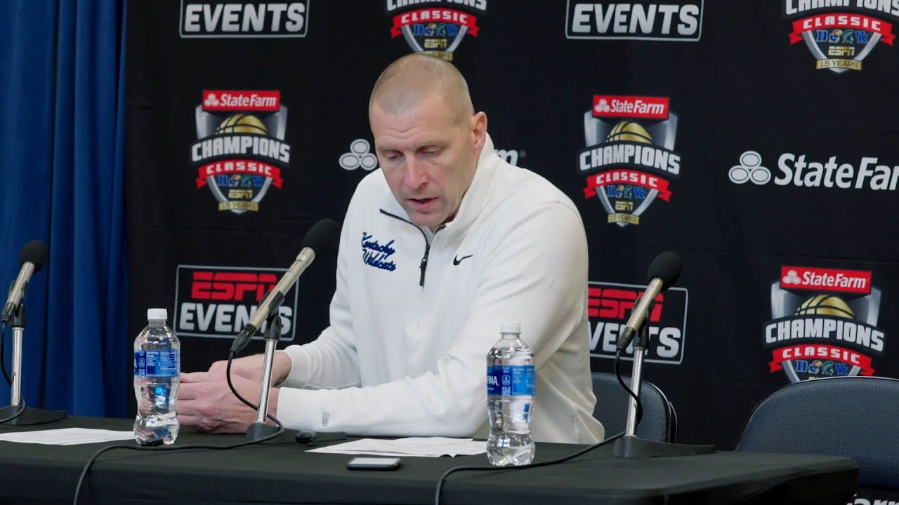 FULL | Mark Pope, players talk Kentucky's loss to Michigan State