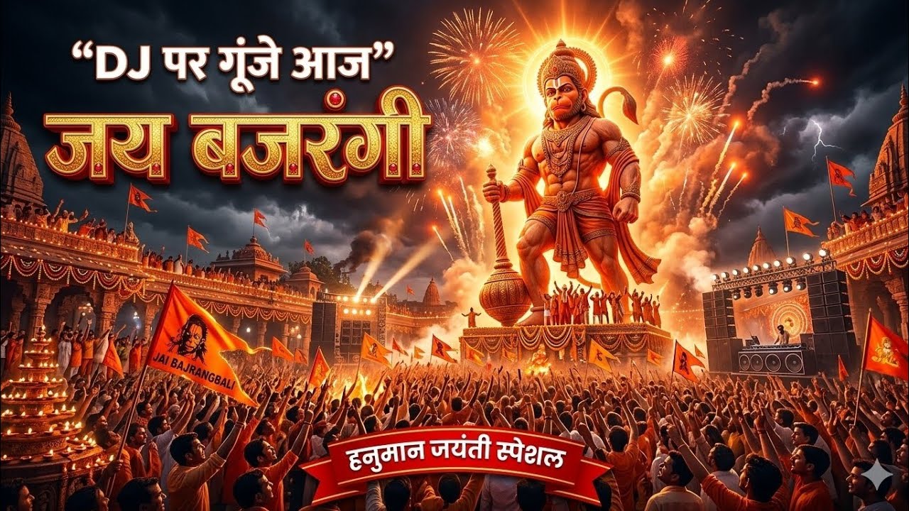 DJ पर गूंजे आज 🔥 जय बजरंगी | Powerful Hanuman DJ Song | Hanuman Jayanti Special 🚩