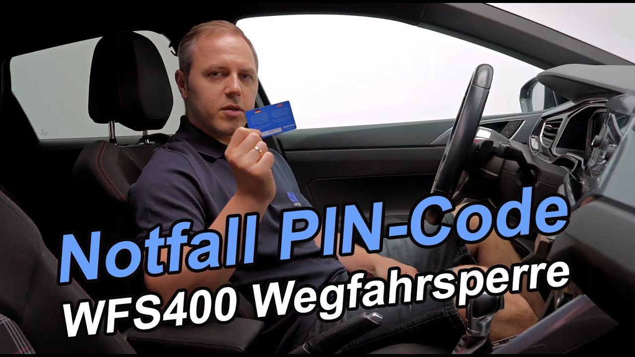 Entschärfung mit dem Notfall PIN-Code der Ampire WFS400-LIN und WFS400-PRO