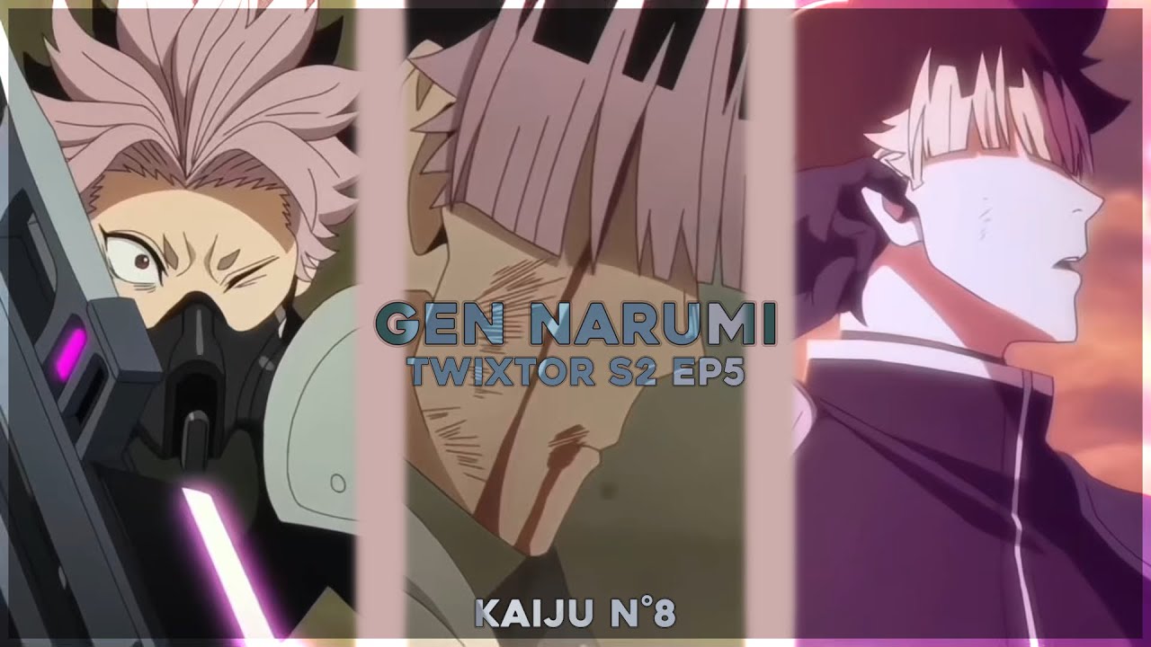 Gen Narumi - Free Twixtor clips | Kaiju n°8 • season 2 épisode 5