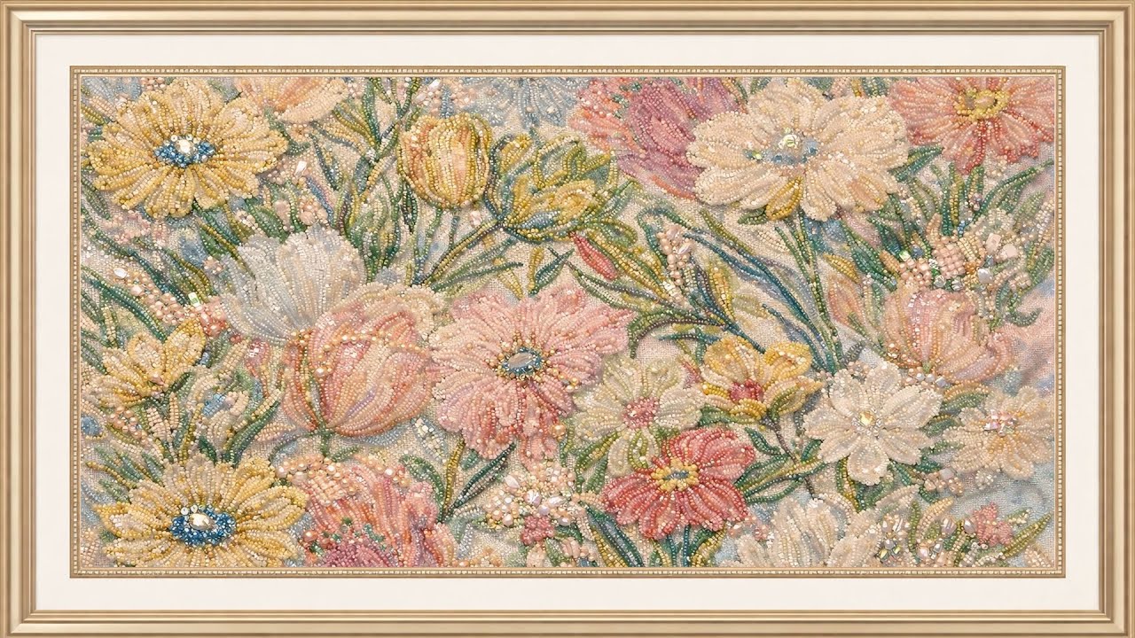 Frame TV Floral Art 4K For Calm Living Spaces | VELIN ( 2 Hours )