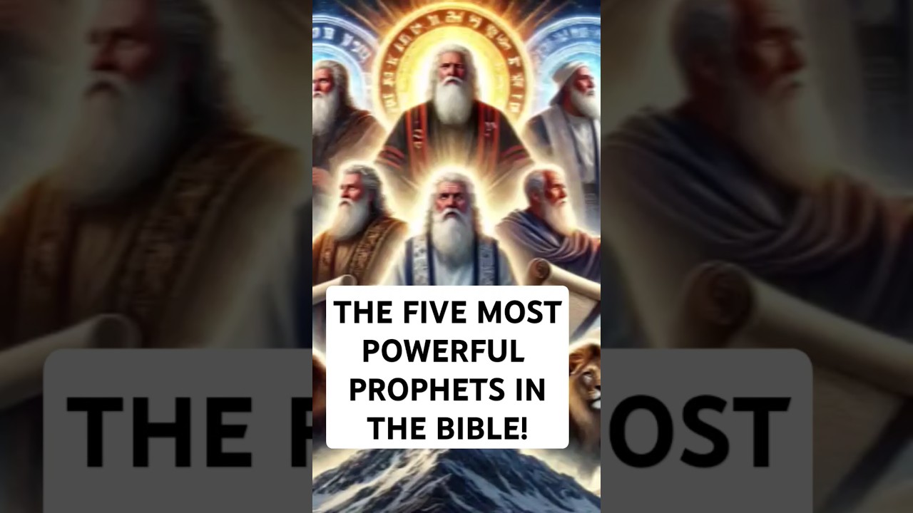 5 Most Powerful Prophets in the Bible #bibllestories