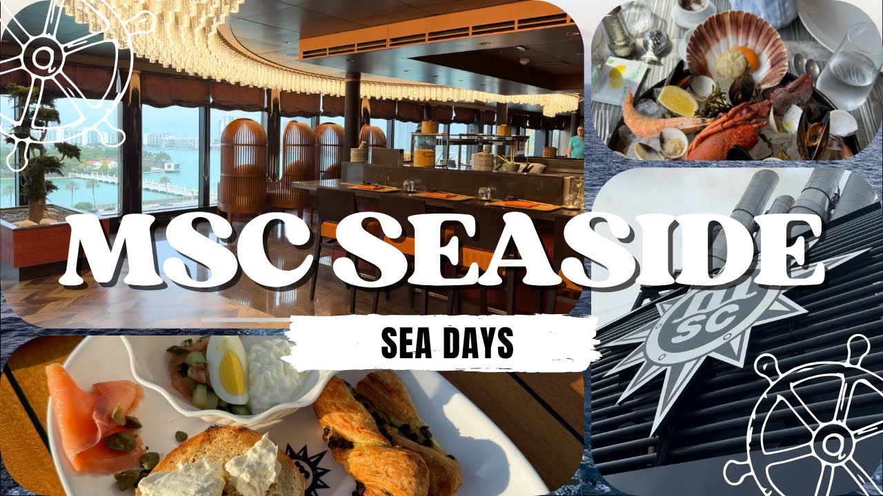 MSC SEASIDE - Sea Days! Come sail with us 😍🌊