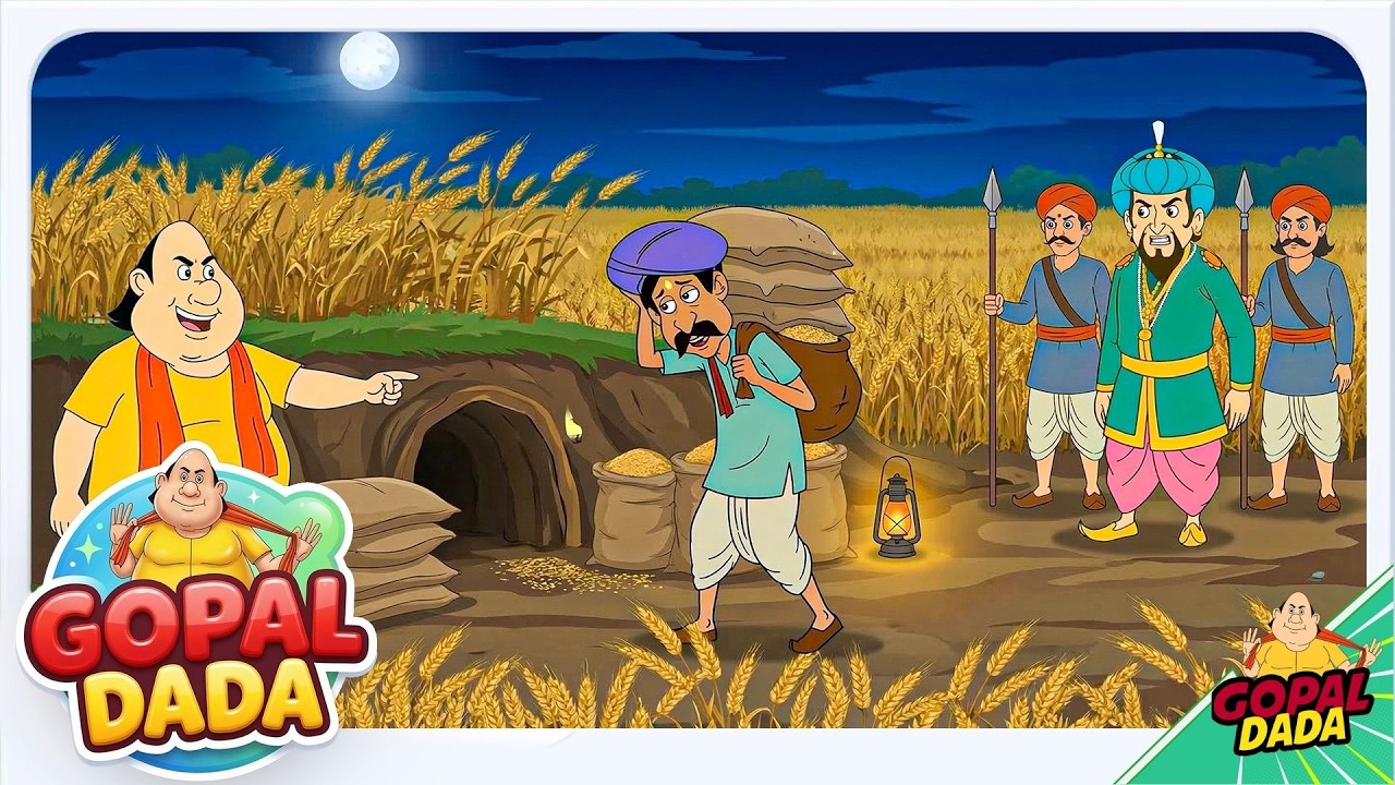 নওয়াবকে ফাঁকি দিল গোপাল! 😆 Secret Tunnel Harvest Plan | Fun Time With Gopal