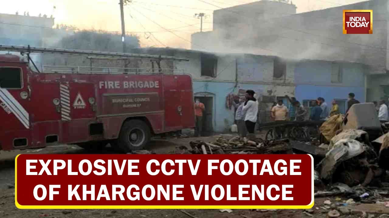 M.P Violence: CCTV Footage Shows Rioters Wielding Swords, Vandalising Bikes In Khargone