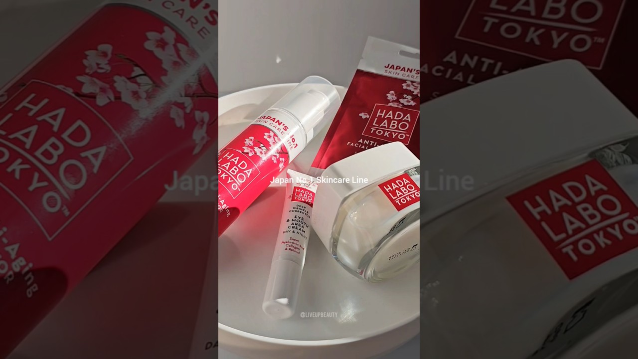 Japan's No.1 Skincare Line Hada Labo Tokyo #jbeauty #hadalabo #skincare #glassskin #skincareroutine