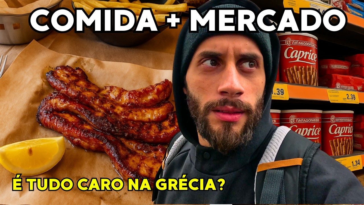 O CUSTO DE VIDA NA GRÉCIA É ALTO? E A COMIDA, É BOA?