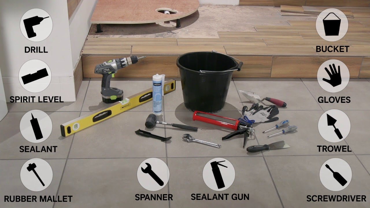 Homebase Shower tray installation