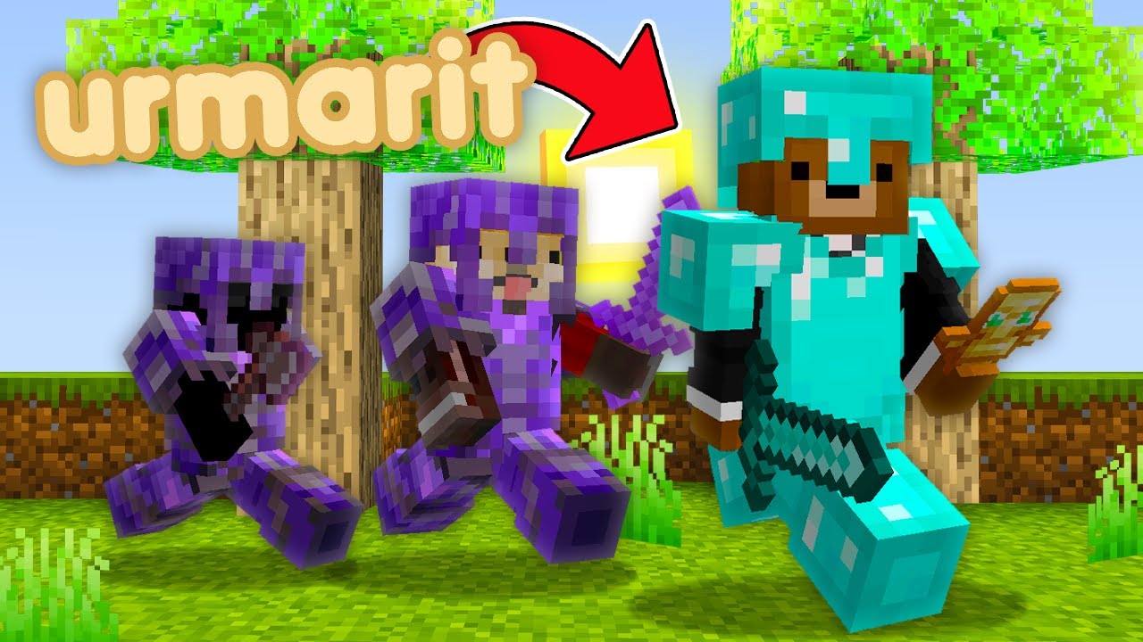 Am *LUPTAT* in Cel Mai *MIC RAZBOI* pe Minecraft!