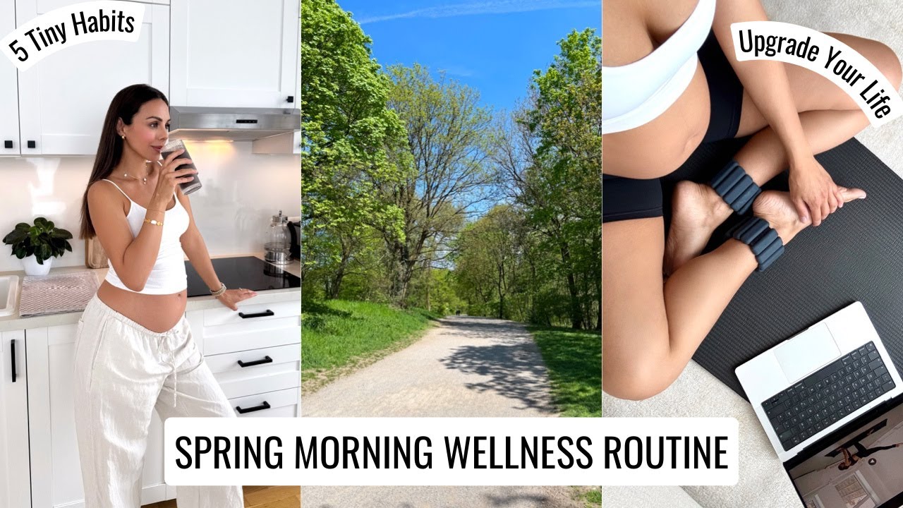 Spring Morning Wellness Routine | 5 Tiny Habits To Upgrade Your Life | Annie Jaffrey