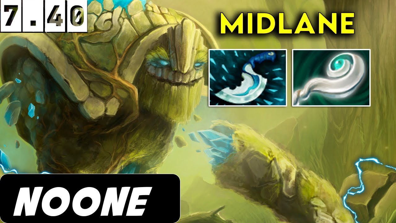 No[o]ne Tiny Midlane - Dota 2 patch 7.40 Pro player Gameplay