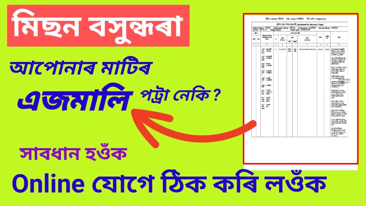 এজমালি মাটি কেনেকৈ বাটোৱাৰা | mati batuwara kenekoi kre | Partition for undisputed case | Basundhara
