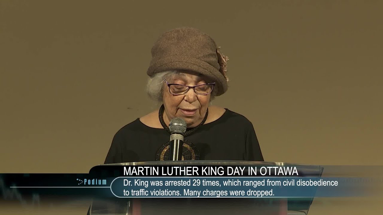 Podium: Martin Luther King Day in Ottawa 2026