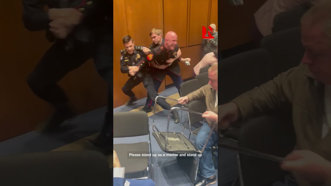 Veteran Injured While Being Removed From Senate During Iran War Protest