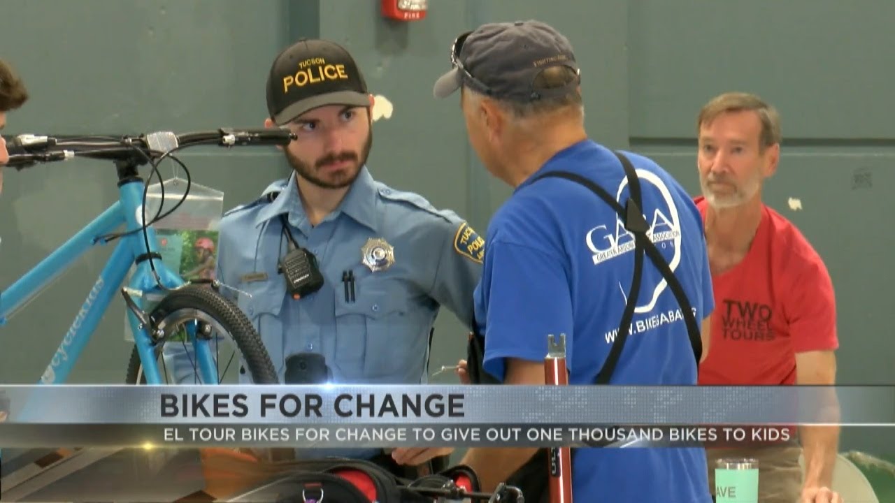 El Tour Bikes for Change donates1,000 bikes to kids in need