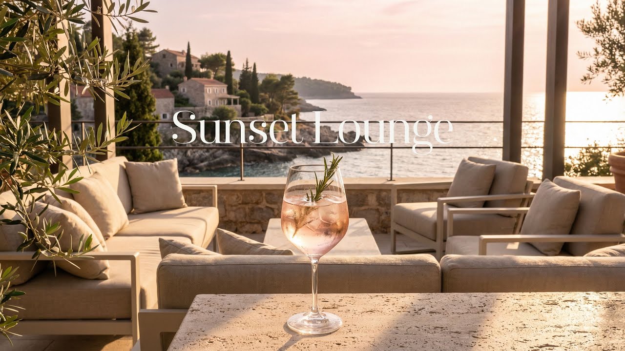 Sunset Lounge – Deep Relaxing Music for Golden Hour • Luxury Coastal Chill Mix (4K)