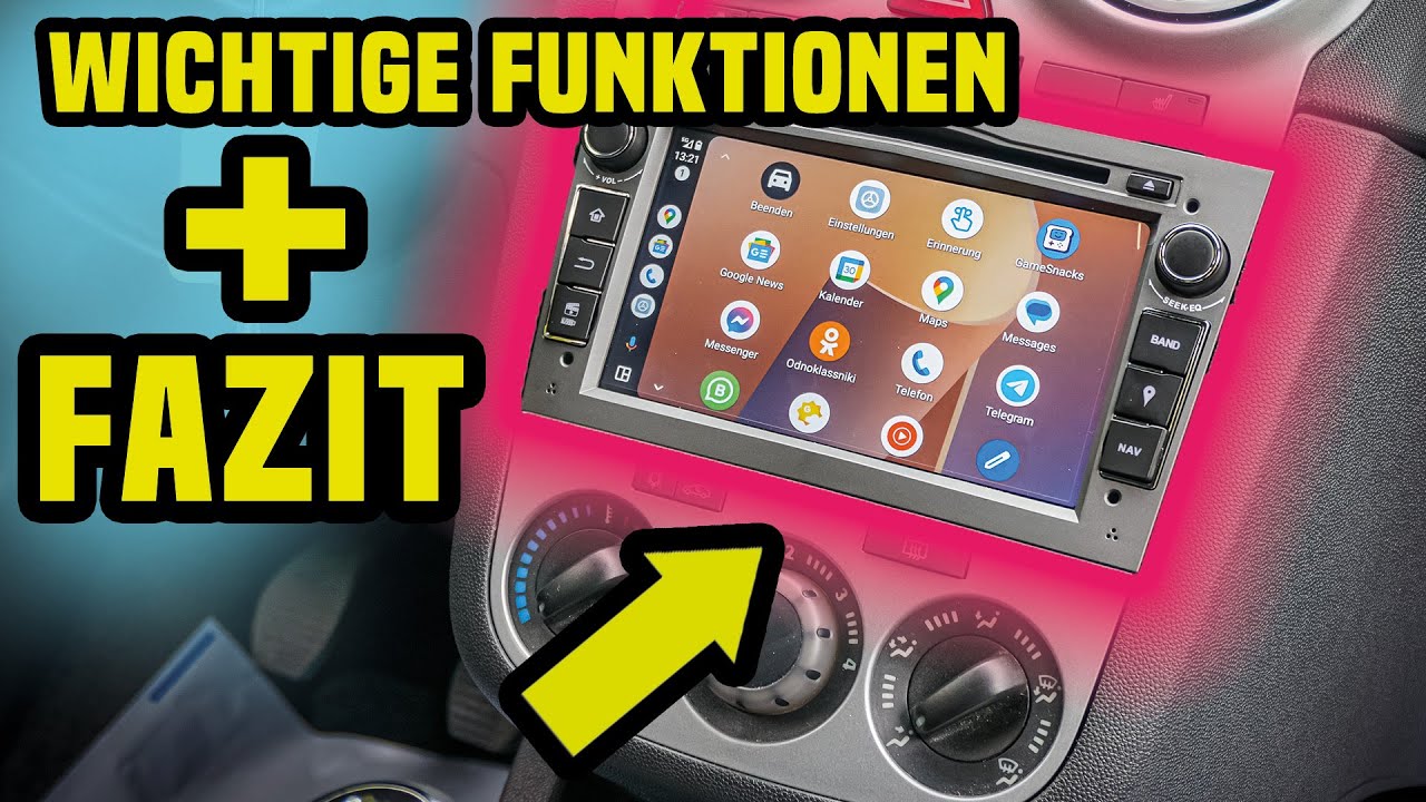Android Radio / Apple Carplay in Opel Corsa D | Opel Meriva | Astra H | Erisin 7 Zoll Radio im Test