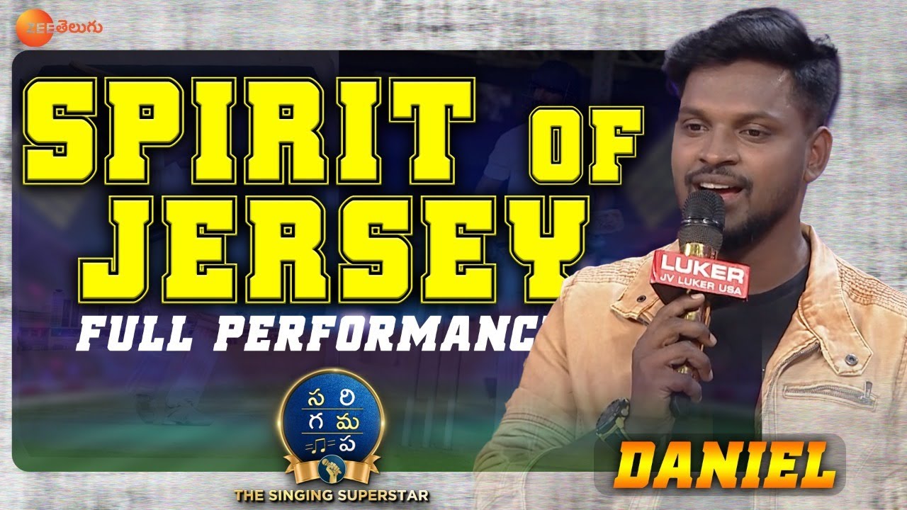 Daniel - Spirit of Jersery Song Performance | SaReGaMaPa-The Singing Superstar | Every Sunday at 9PM