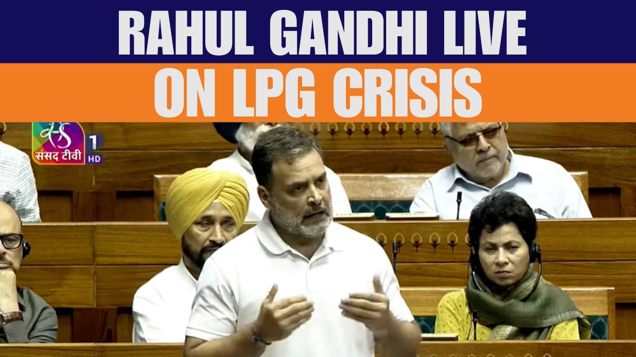 Rahul Gandhi Warns Of Oil, LPG Crisis | 'Pain Just Started' | Iran War | US | Israel | Lok Sabha