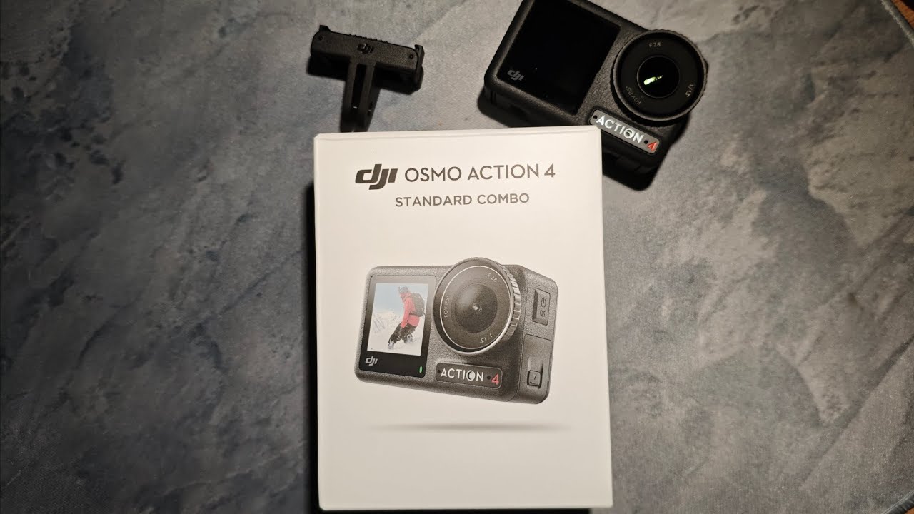 Unboxing dji osmo action 4 standard combo