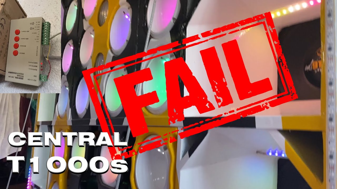 Central de led T1000s - Deu ruim