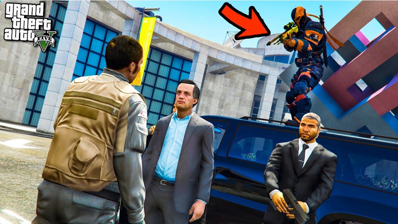 ДЕФСТРОУК ОХОТИТСЯ НА ПРЕЗИДЕНТА В ГТА 5 МОДЫ! ОБЗОР МОДА В GTA 5! ГТА ИГРЫ ВИДЕО MODS