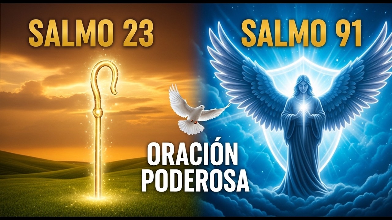 🙏 ORACIÓN PODEROSA Salmo 91 y 23 - Paz y Protección de Dios