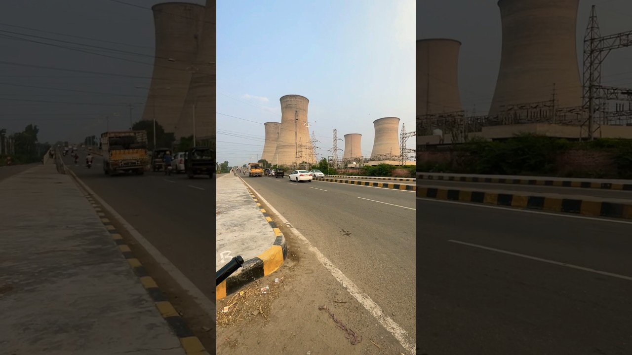 Bathinda city tharmal plante #bathinda #pb03 #lake #shortsfeed