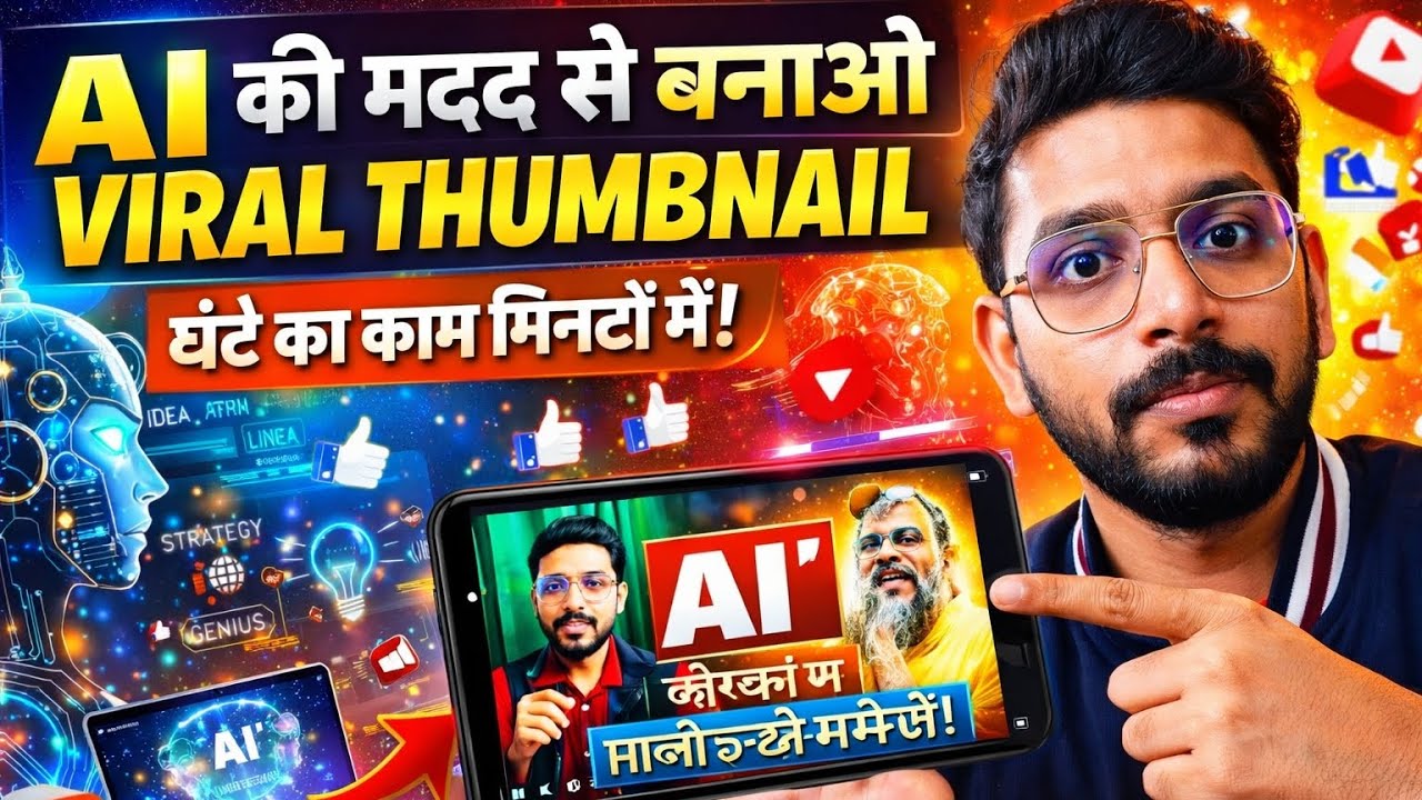 AI से Thumbnail बनाओ और वीडियो को Viral करो!