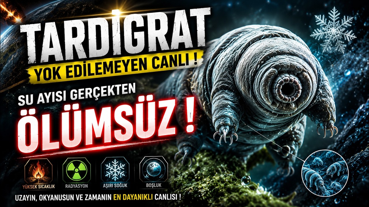 Tardigrat : Yok Edilemeyen Canlı ! Su Ayısı Ger&ccedil;ekten &Ouml;l&uuml;ms&uuml;z m&uuml; ? TARDİGRAD
