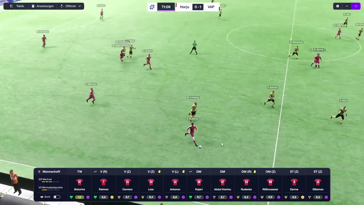 (FM26) Harju JK Karriere - Saison 1/Spiel 3 - Aller guten Niederlagen sind 3