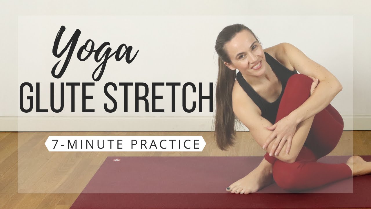 Yoga for GLUTES - Deep Stretch Flow // Day #18 28-Day Yoga Challenge From Head to Toe
