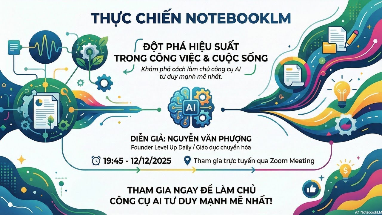 THỰC CHIẾN NOTEBOOKLM TRONG CÔNG VIỆC VÀ CUỘC SỐNG (PHẦN I)