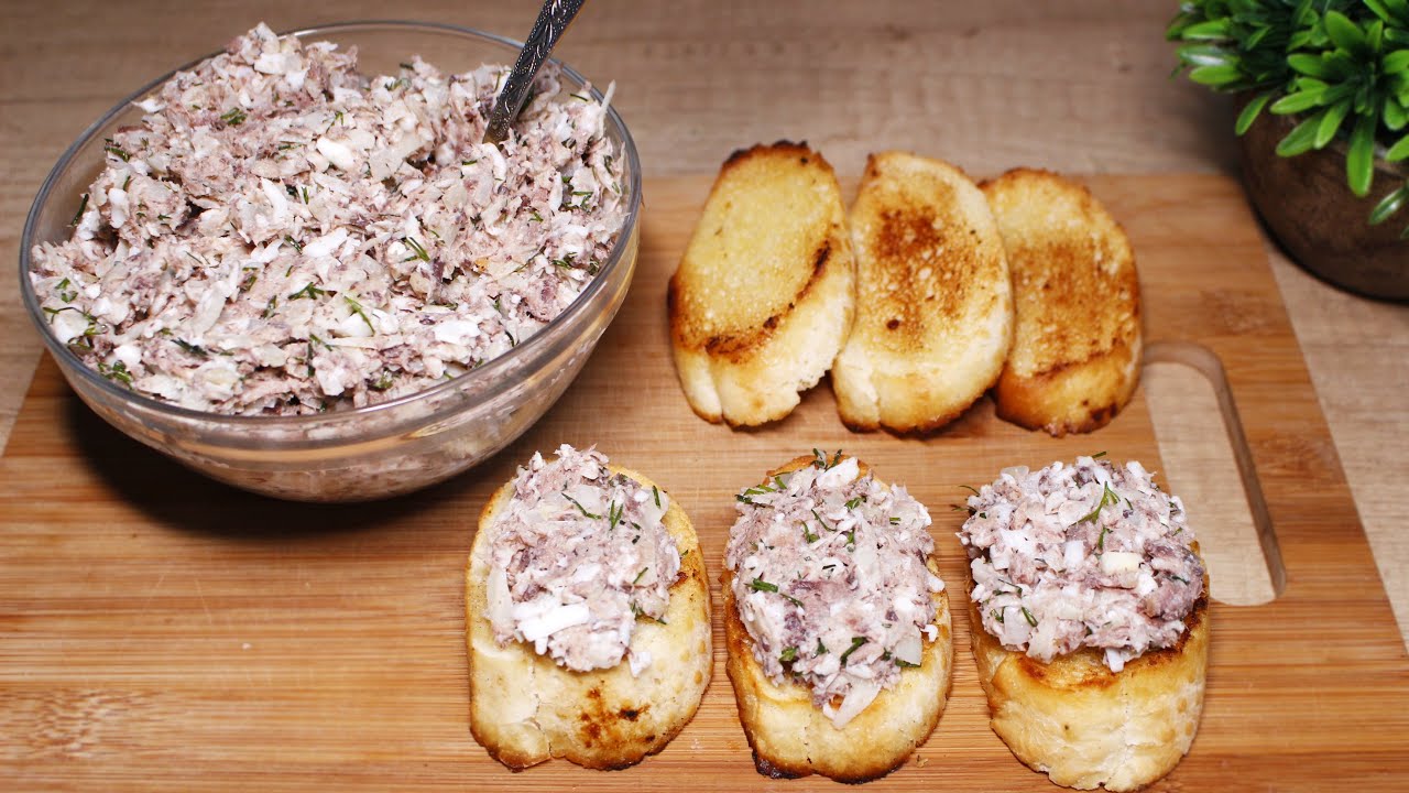 Эти бутерброды исчезнут со стола через 1 минуту! Вкусная закуска из тунца # 189