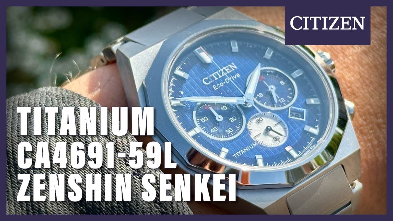 Unboxing The New Citizen Zenshin Senkei CA4691-59L Titanium Sapphire