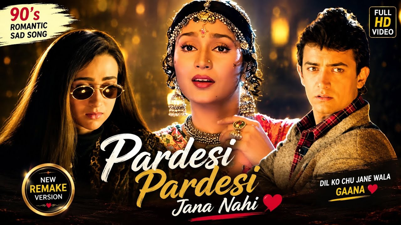 💔 Pardesi Pardesi Jana Nahi ❤️ | 90&rsquo;s Romantic Sad Love Song | Bollywood Remake | New Version 2026